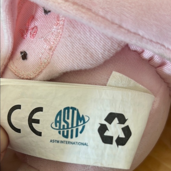 Gloveless Pink Plush Bunny Doll - Picture 8 of 8